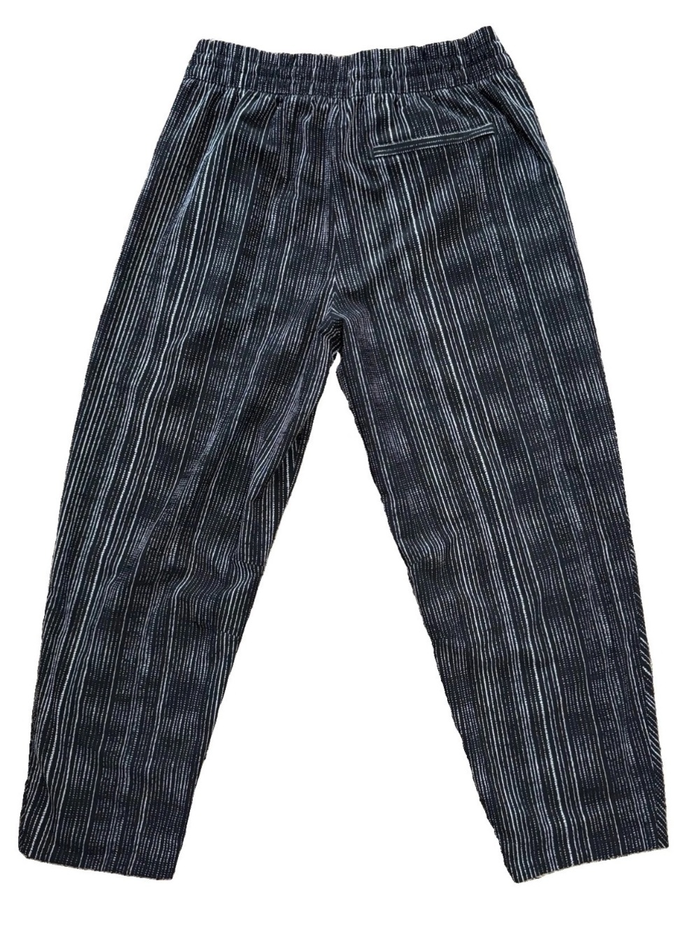 Athleta Arrival Pant Amara Stripe Black White Ankle High Rise Utility Jogger 6P - Picture 4 of 10